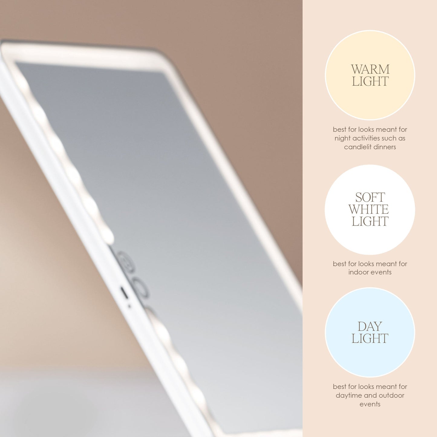 Mirrorvio+ | LED Travel Mirror