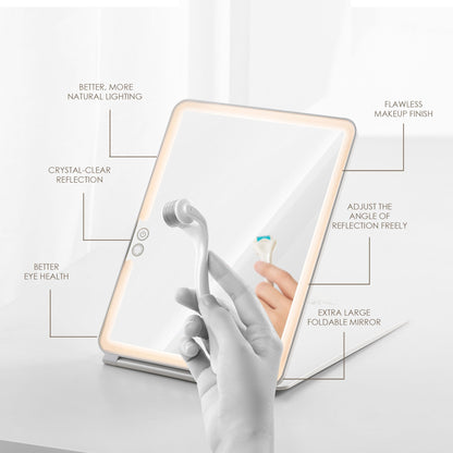 Mirrorvio+ | LED Travel Mirror