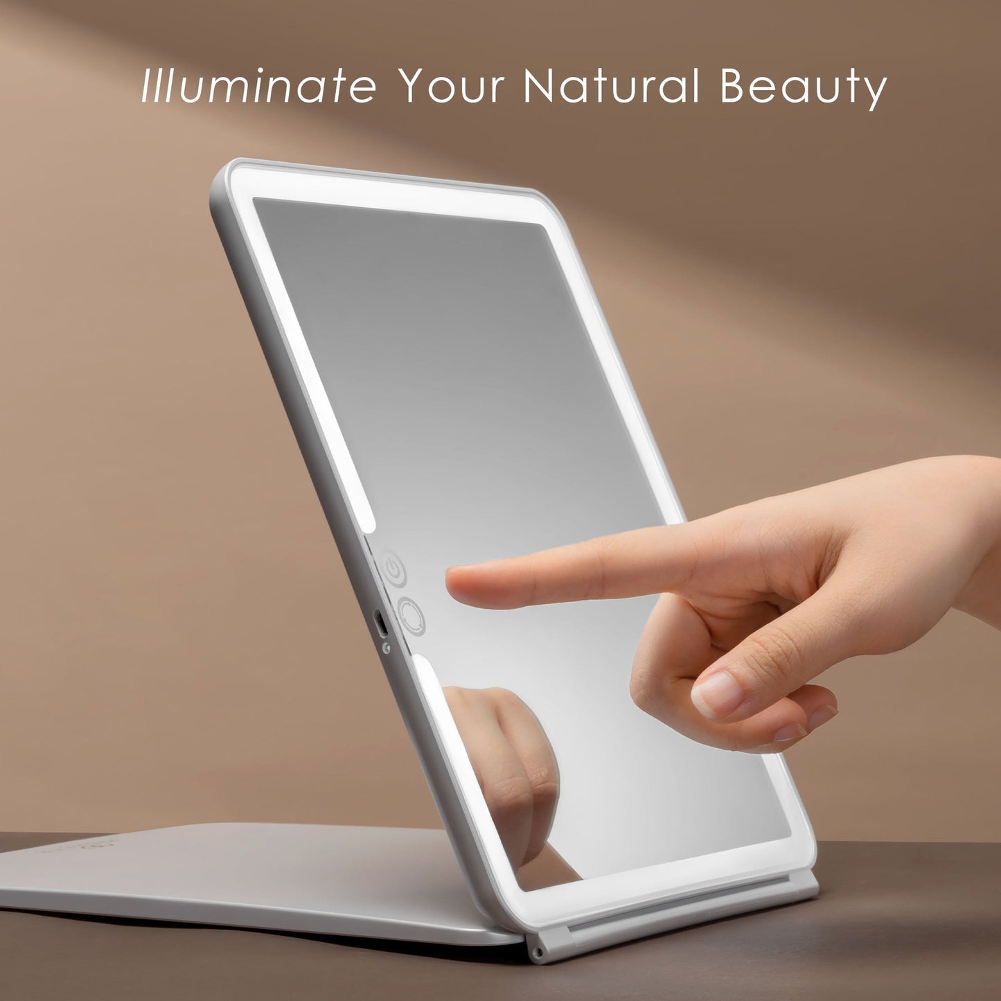 Mirrorvio+ | LED Travel Mirror