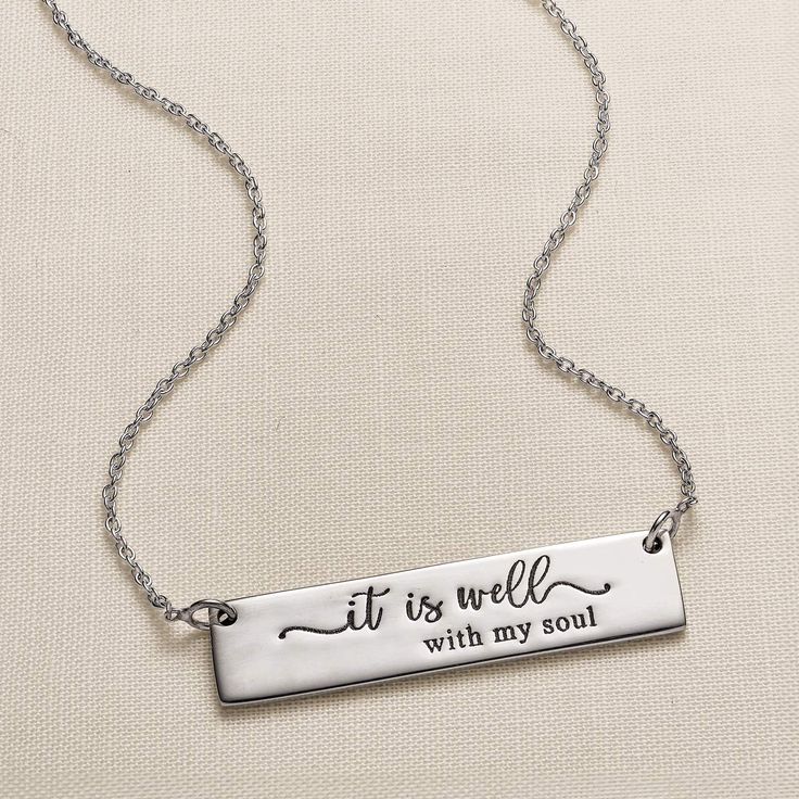It Is Well With My Soul Necklace
