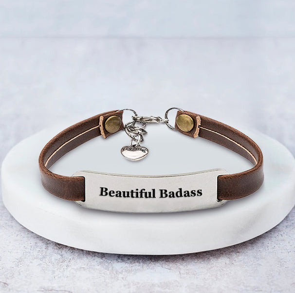 Beautiful Badass Leather Bracelet