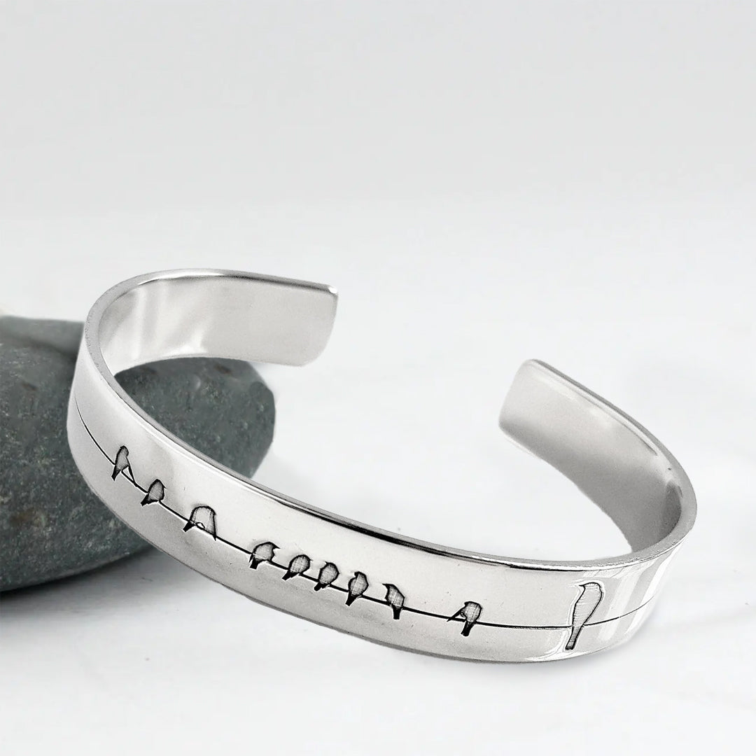 Birds On A Wire Cuff Bracelet