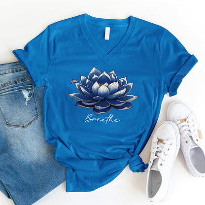 Breathe Lotus V-Neck