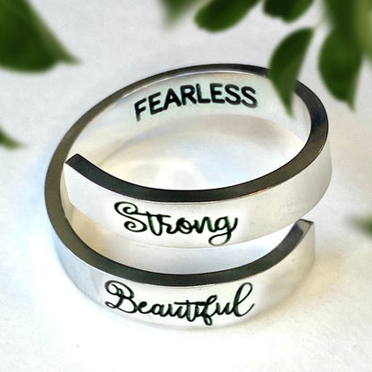 Strong Fearless Beautiful Ring